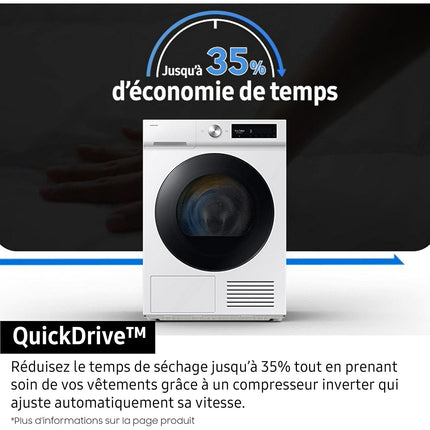 Sèche linge pompe à chaleur SAMSUNG DV90DB7845GE