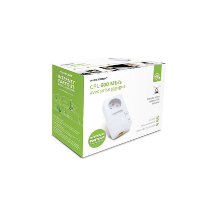 CPL Filaire METRONIC Prise CPL netsocket 600 prise gigogne