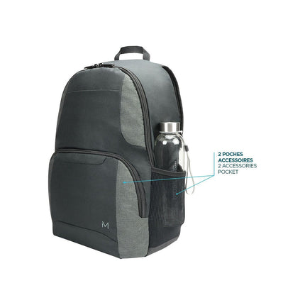 Sac à dos MOBILIS TheOne Éco-conçu PC 14-15,6'' Noir/Gris