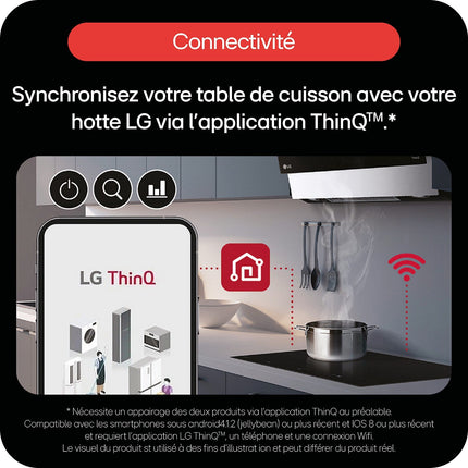 Plaque induction LG CBIZ3035B Flex XL