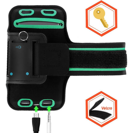 Brassard AVIZAR Brassard Sport à fenêtre Tactile Noir