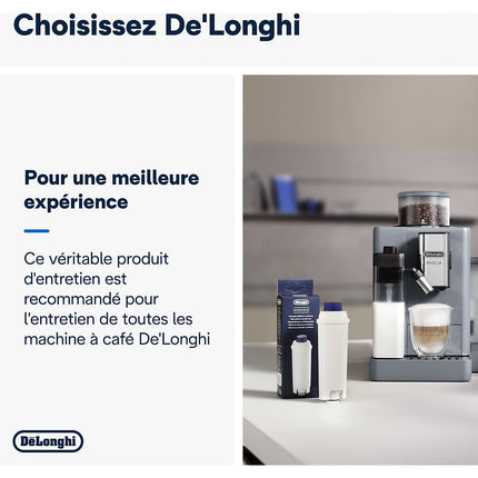Filtre DELONGHI DLSC002, Cartouche Filtrante Anti-Calcaire pour Machines à Café