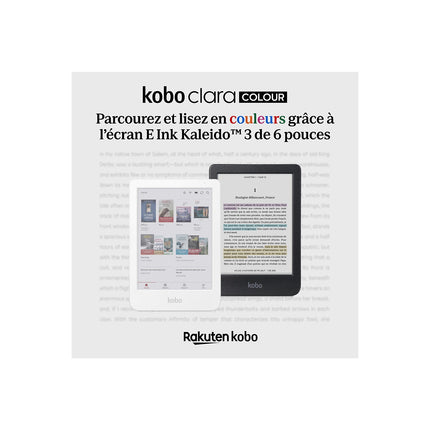 Liseuse eBook KOBO Clara Colour Noire