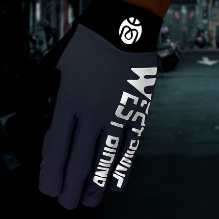 Gants AVIZAR Gants pour Vélo Fonction tactile XS bleu
