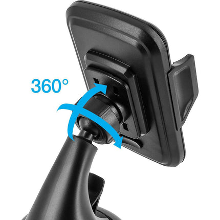 Support smartphone AVIZAR Voiture Fixation à Ventouse Rotatif 360°