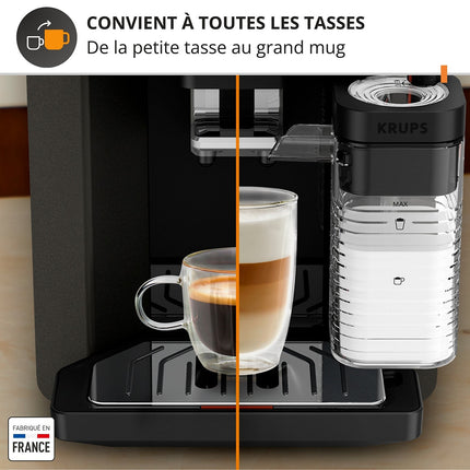 Expresso Broyeur KRUPS EA910E10 sensation silver