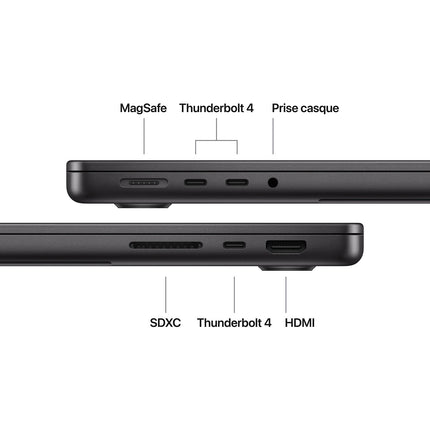 Ordinateur Apple MACBOOK Pro 14" Puce M5 CPU 10 / GPU 10 coeurs Mémoire RAM