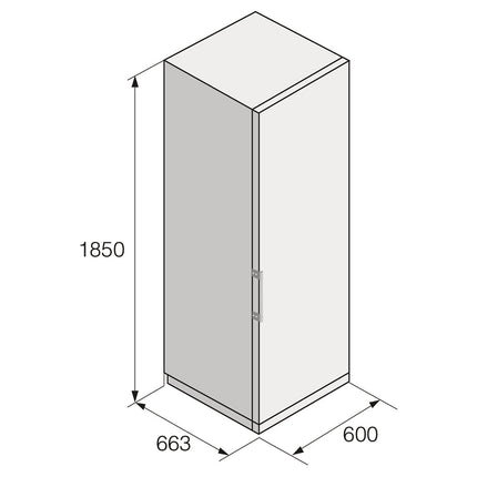 Congélateur armoire ASKO FN23841B