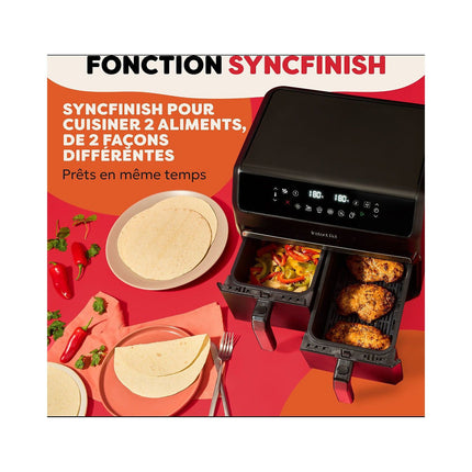Friteuse sans huile INSTANT POT Vortex 8 à double panier 7,6 L