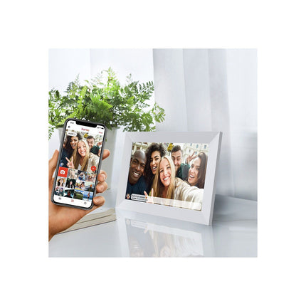 Cadre photo connecté PRIXTON Prado blanc - Écran tactile 10" - WiFi