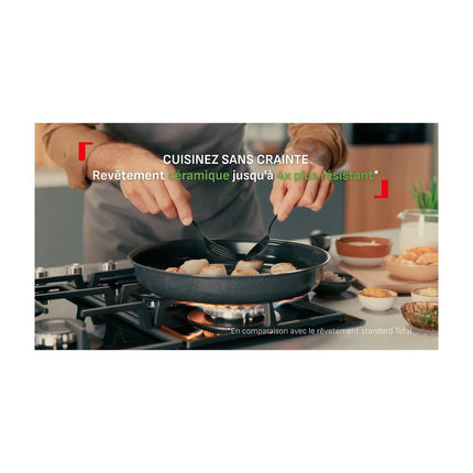 Wok TEFAL Ingenio Excellence Ceramic 28cm