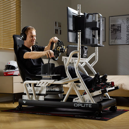 Support OPLITE R8 SINGLE MONITOR MOUNT Blanc