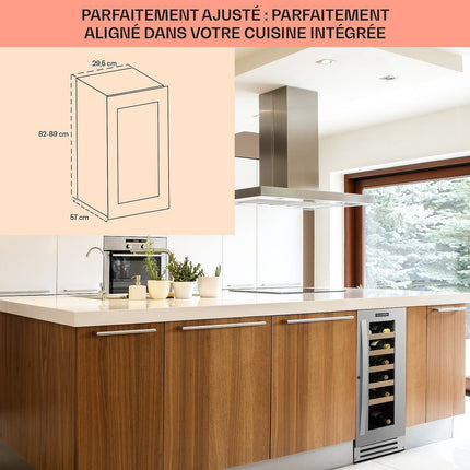 Cave à vin de service KLARSTEIN Vinovilla Smart - Inox