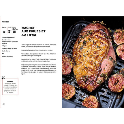 Livre de cuisine HACHETTE Ninja : Airfryer 50 recettes