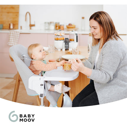 Mixeur Cuiseur Bébé BABYMOOV Nutribaby+ White/3 babybols+2 cuillères