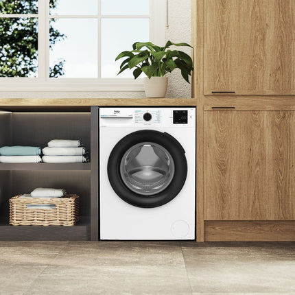 Lave linge compact BEKO BM3WFU47411B Energy Spin