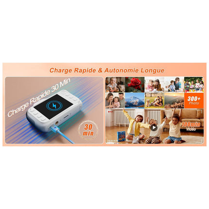 Appareil photo Hybride NBD TECHPRO-K200-Silver