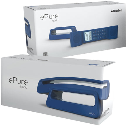 Téléphone sans fil ALCATEL ePure Iconic Bleu