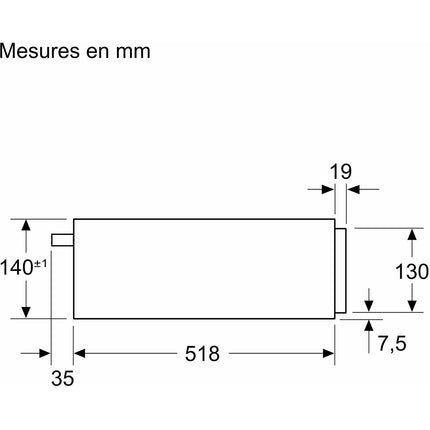 Tiroir Chauffant NEFF N24HA11N1