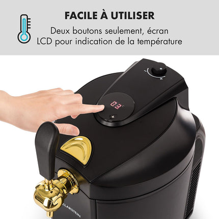 Tireuse à bière KLARSTEIN Skal - Inox noir Reconditionné