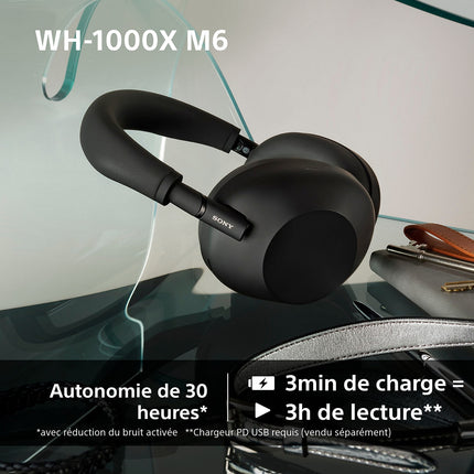 Casque SONY WH-1000XM6 IA