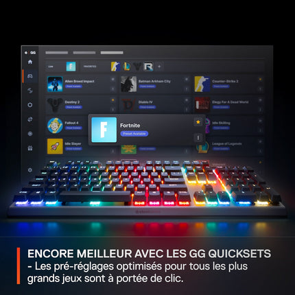 Clavier gamer STEELSERIES APEX PRO GEN 3 - FR