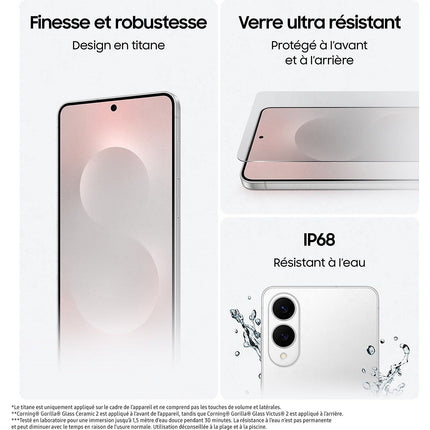 Smartphone SAMSUNG Galaxy S25 Edge Noir 256Go Très Bon État - Reconditionné
