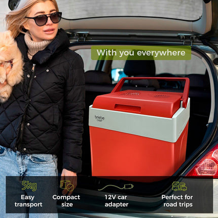 BRIEBE Glacière Électrique Portable CF1153RED