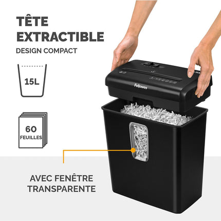 Destructeur FELLOWES P 30C Coupe croisée