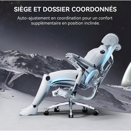Fauteuil ergonomique SIHOO S300 chaise ergonomique ergo blanc