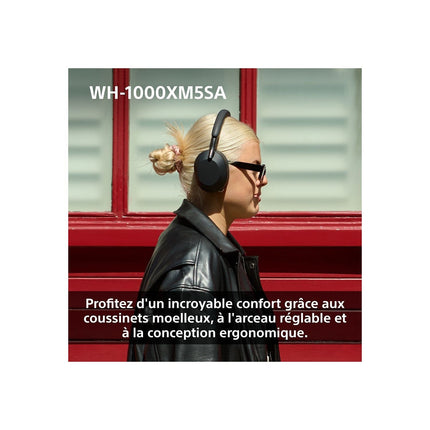 Casque SONY WH-1000XM5SA Noir Etui souple