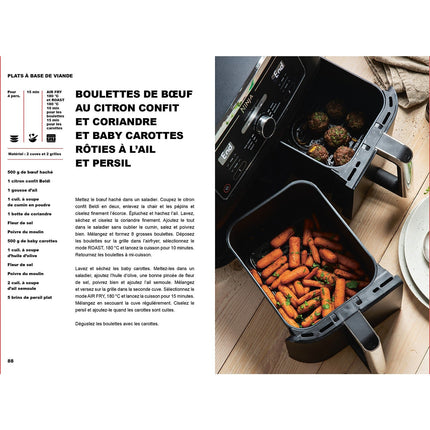 Livre de cuisine HACHETTE Airfryer Ninja - Recettes Express 50 rec