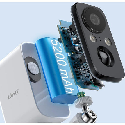 Dashcam LINQ Caméra de surveillance + Panneau solaire
