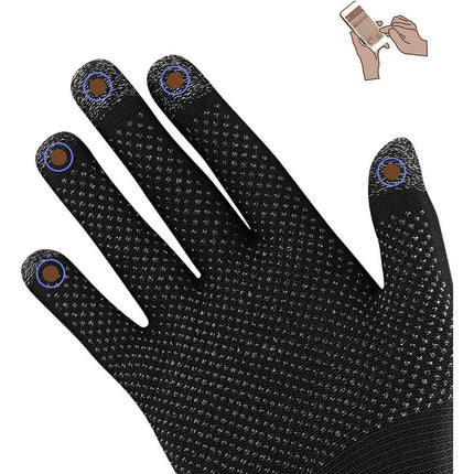 Gants AVIZAR Gants Tactiles Universelle Unisexe Noir