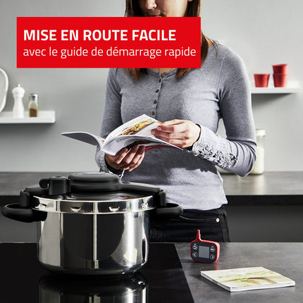 Autocuiseur SEB Clipso Minut Now+ 6L P4900750