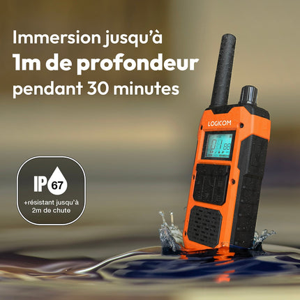 Talkie walkie LOGICOM Talkie Walkie Extreme Orange