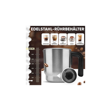 Mousseur à lait CLATRONIC MS3812-Noir