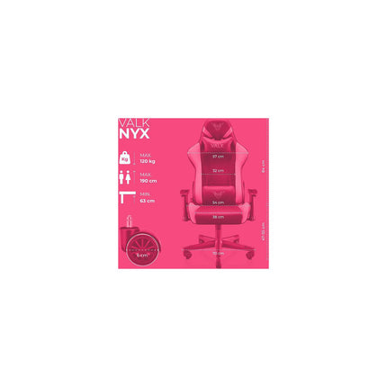 Chaise gaming VALK NYX TISSU