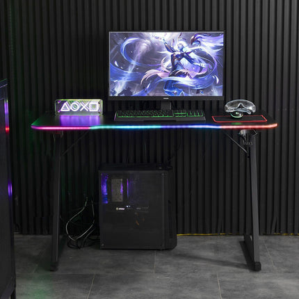 Bureau gamer AMSTRAD DESK120Z-LED-AURORA