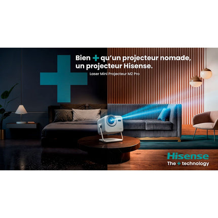 Vidéoprojecteur home cinéma HISENSE Laser Mini Projecteur M2 Pro