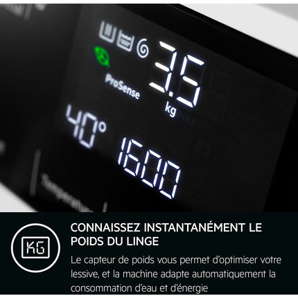 Lave linge séchant hublot AEG LWR98B166X