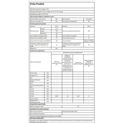 Congélateur encastrable ASKO RBF276DND1