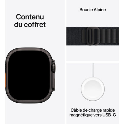 Montre connectée APPLE WATCH 49mm Tit N