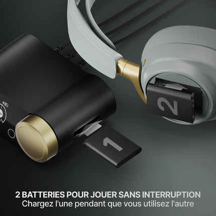 Casque gamer STEELSERIES Arctis Nova Elite Gold Sage
