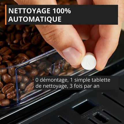 Expresso Broyeur KRUPS Intensity Lait, Machine espresso automatique, 5 boissons EA5028E0