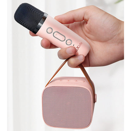Enceinte PC MAXLIFE Enceinte Bluetooth + Micro Sans Fil Rose