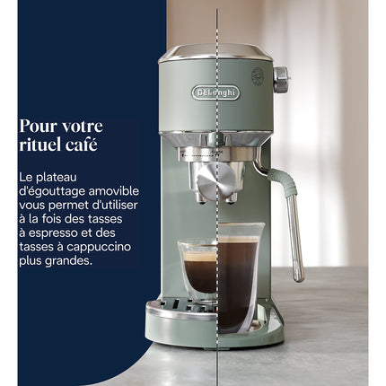 Machine à expresso DELONGHI EC890.M Dedica Duo Métal