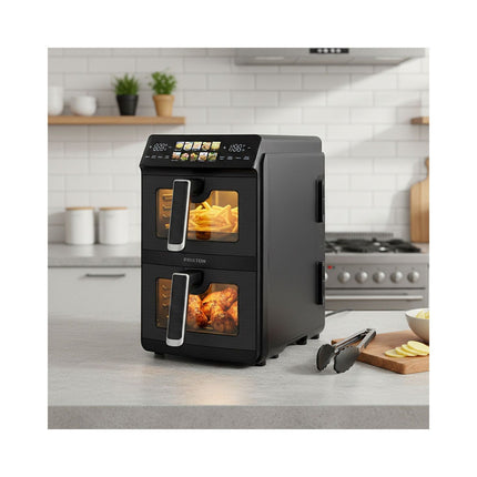 Friteuse sans huile PRIXTON Verticale 10 L avec Double Panier 2600 W