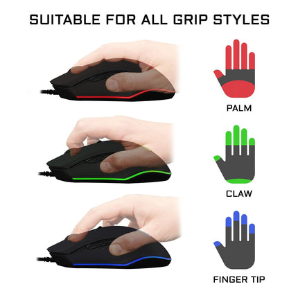 Souris Gamer Filaire THE G-LAB KULT-HELIUM