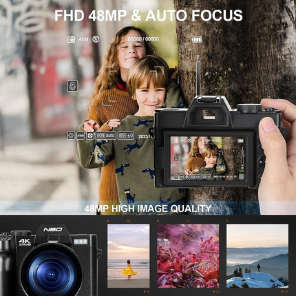 Appareil photo Hybride NBD Macro+Carte SD 32Go+2 Batt+Etui+Clé USB